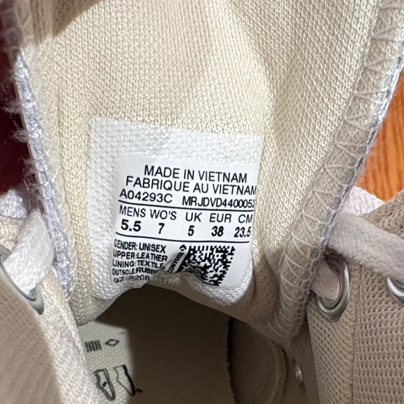 New Converse Run Star Hike Leather White Women's Platform Sneakers A04293C Sz 7 - Picture 12 of 12